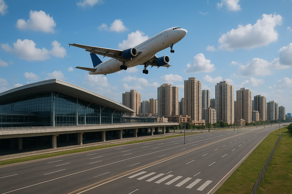 सौजन्य चॅट जीपीटी प्राधिनिधीक विमानतळाचा फोटो)