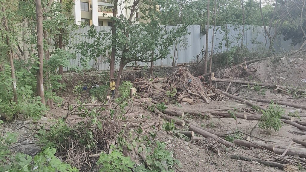 भांबुर्डा गोखलेनगर येथील सर्वे क्रमांक ९८ व ९९ ठिकाणी पुणे महानगरपालिकेच्या शाळा क्रमांक ६० येथील सीमा भिंत तोडून बांधकाम व्यावसायिकाला ती पुन्हा आरसीसी मध्ये बांधण्यासाठी शिक्षण मंडळाकडूनच परवानगी देण्यात आली व सदर भिंती शेजारी नैसर्गिक उद्याचा प्रवाह वळवला जात आहे