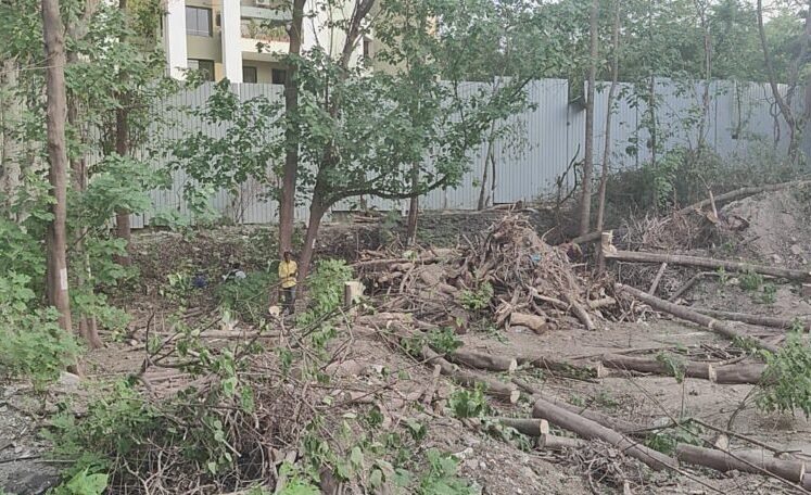 भांबुर्डा गोखलेनगर येथील सर्वे क्रमांक ९८ व ९९ ठिकाणी पुणे महानगरपालिकेच्या शाळा क्रमांक ६० येथील सीमा भिंत तोडून बांधकाम व्यावसायिकाला ती पुन्हा आरसीसी मध्ये बांधण्यासाठी शिक्षण मंडळाकडूनच परवानगी देण्यात आली व सदर भिंती शेजारी नैसर्गिक उद्याचा प्रवाह वळवला जात आहे